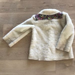 Floral Reversible Fur Coat